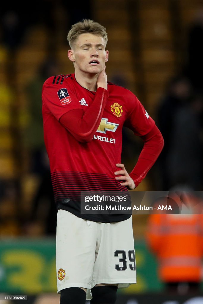 Wolverhampton Wanderers v Manchester United - FA Cup Quarter Final