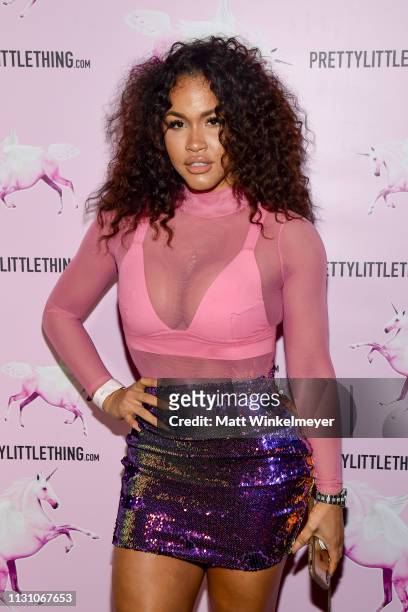 Rosa Acosta attends the PrettyLittleThing LA Office Opening Party on February 20, 2019 in Los Angeles, California.