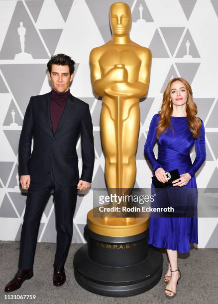 Jaime Ray Newman and Guy Nattiv attend the 91st Oscars - Oscar Week: Shorts at the Academy of Motion Picture Arts and Sciences on February 20, 2019...
