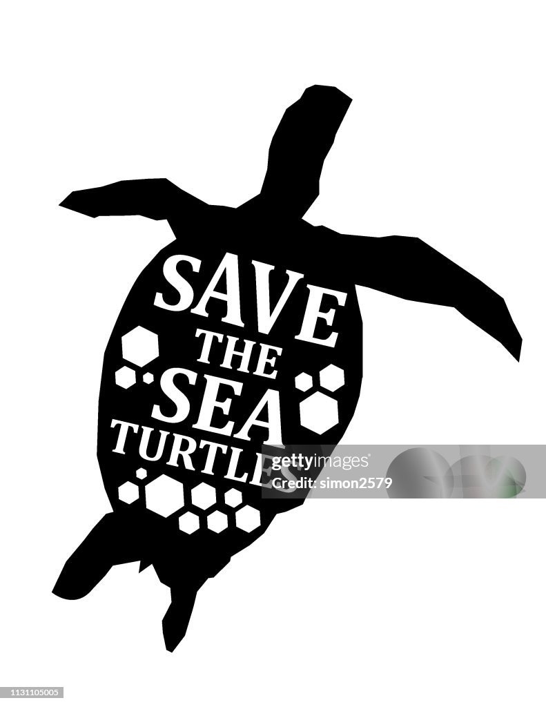 Save the sea turtles icon