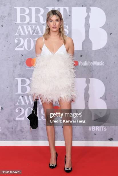 Camille Charriere attends The BRIT Awards 2019 held at The O2 Arena on February 20, 2019 in London, England.