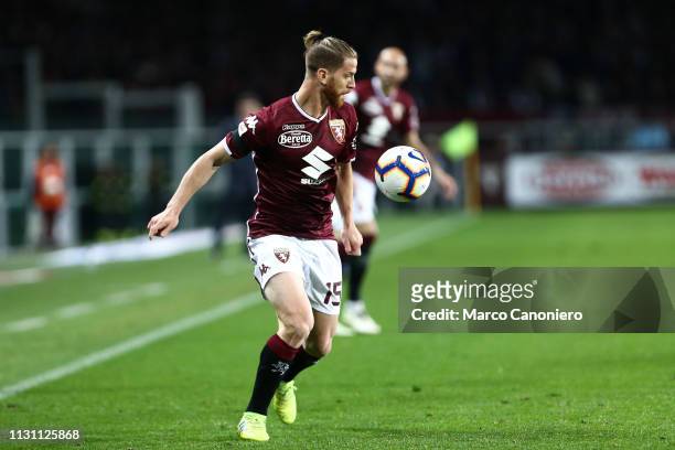 Cristian Ansaldi of Torino FC in action during the Serie A football match between Torino Fc and Bologna Fc. Bologna Fc wins 3-2 over Torino Fc.