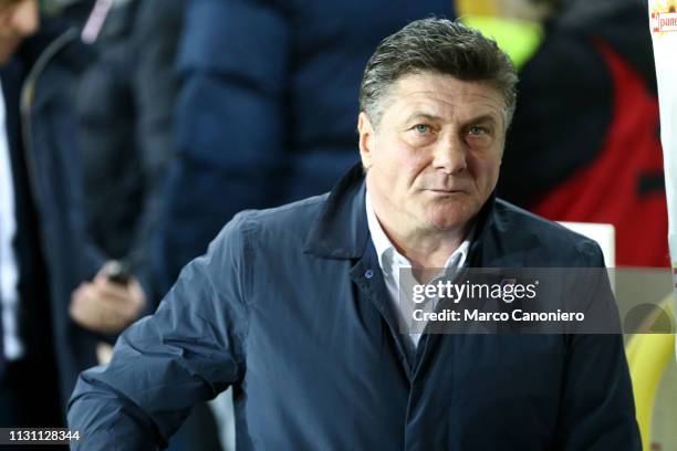 Walter Mazzarri, head coach of Torino FC, looks on before the Serie A football match between Torino FC and Bologna Fc. Bologna Fc wins 3-2 over...