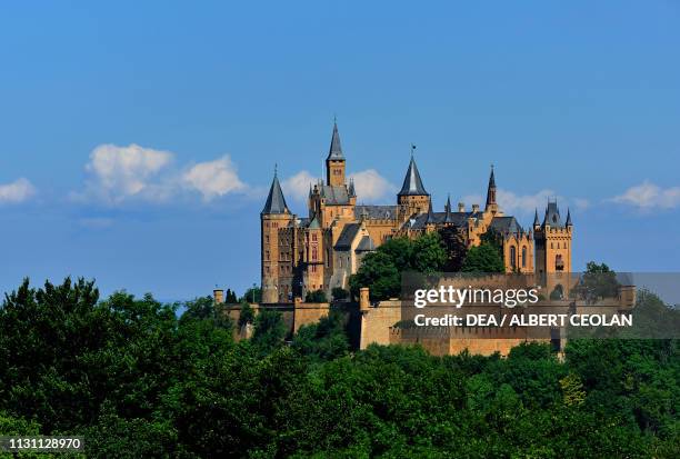 Hohenzollern Castle, Bisingen, Baden-Wurttemberg, Germany, 15th-19th century.