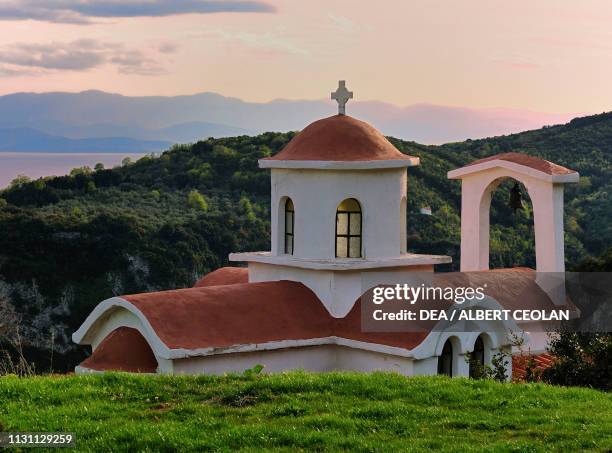 Church between Milies and Vizitsa, Pelion peninsula, Greece.