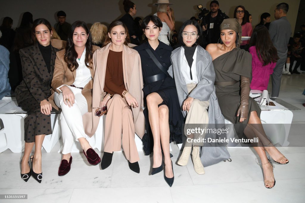 Max Mara - Front Row - Milan Fashion Week Fall/Winter 2019/20