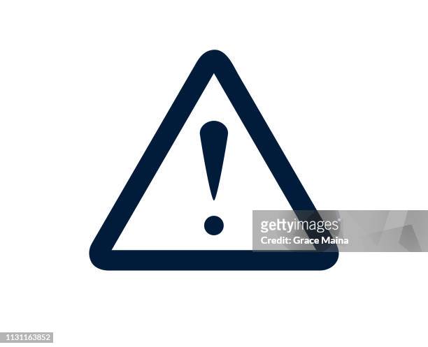 exclamation mark sign warning about an emergency - accidents and disasters stock illustrations