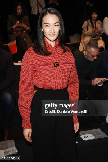 Tominaga attends the Anteprima show at Milan Fashion Week Autumn/Winter 2019/20 on February 21, 2019 in Milan, Italy.