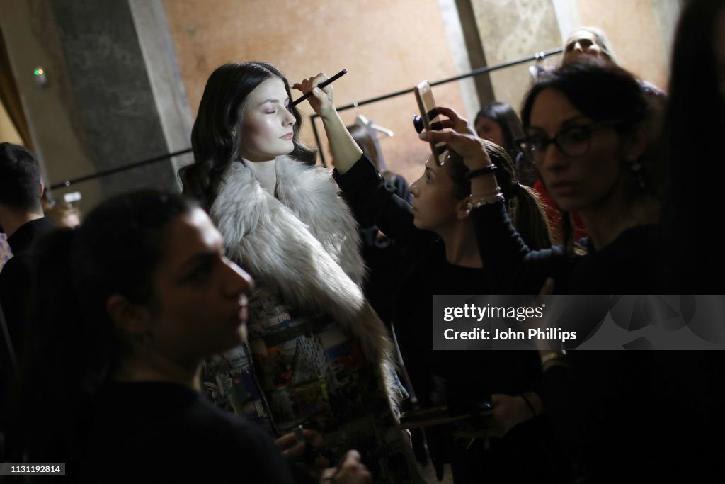 Marco Rambaldi Supported By CNMI e CNMI Fashion Trust - Backstage: Milan Fashion Week Autumn/Winter 2019/20