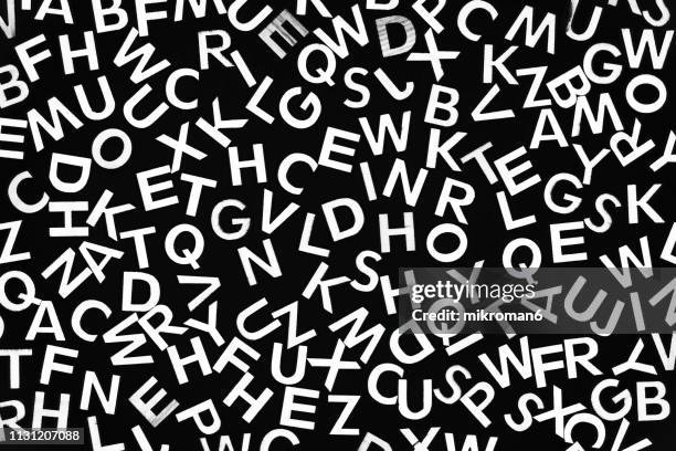 capital letters of the alphabet. the british alphabet letters - abc entertainment stock pictures, royalty-free photos & images