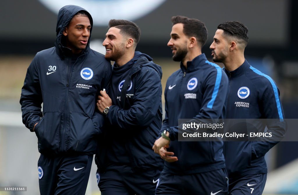 Millwall v Brighton and Hove Albion - FA Cup - Quarter Final - The Den