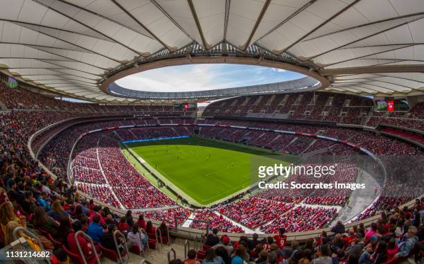 Stadium of Atletico Madrid during the match between Atletico Madrid Women v FC Barcelona Woman at the Estadio Wanda Metropolitano on March 17, 2019...