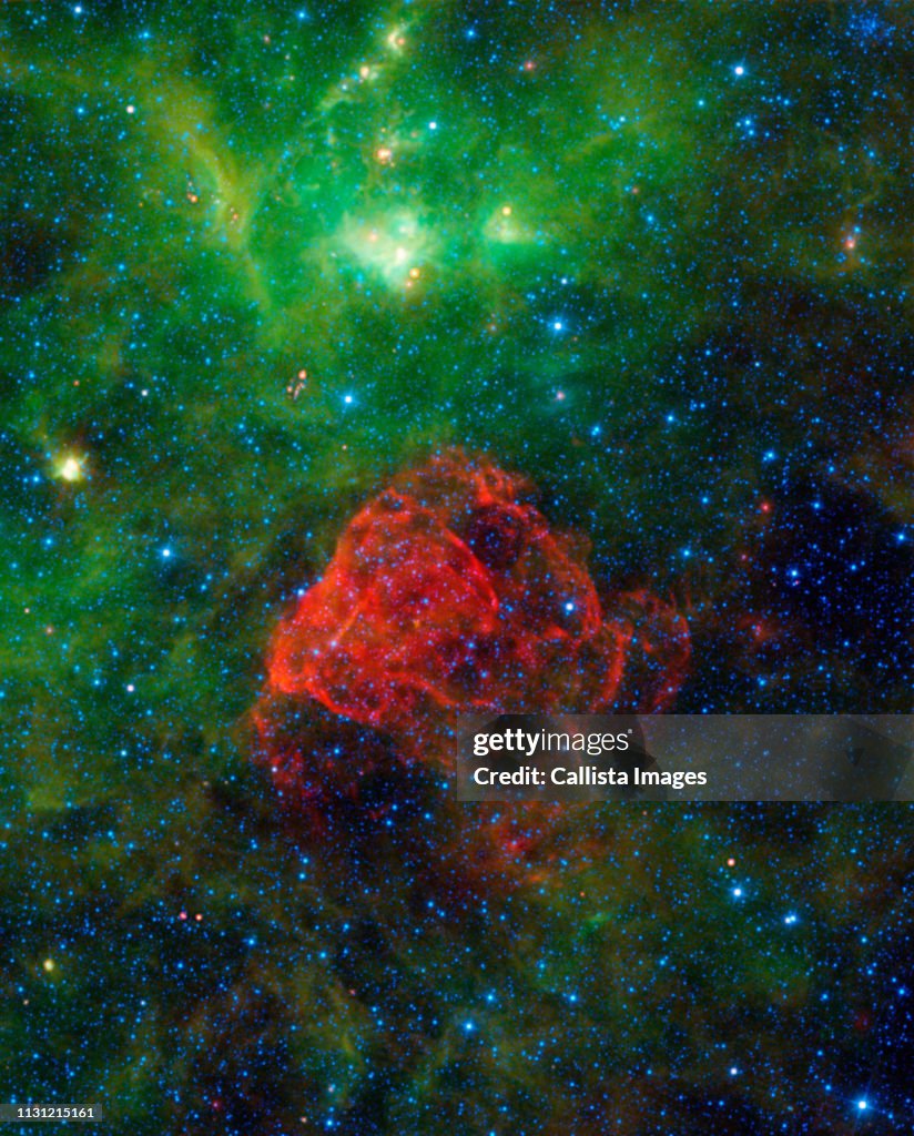 Puppis A, a supernova explosion