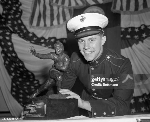 Frankie Sinkwich, of the University of Georgia, was awarded the Heisman Memorial Trophy. He was chosen the outstanding college football player in the...