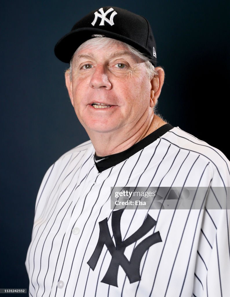 Larry Rothschild Player Larry Rothschild of the New York Yankees poses for a portrait during ...