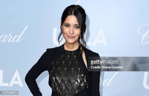 Julia Jones attends the 2019 Hollywood For Science Gala at Private Residence on February 21, 2019 in Los Angeles, California.