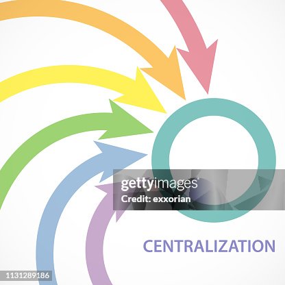 Certralization Centralization At Arrow Series High-Res Vector Graphic - Getty Images