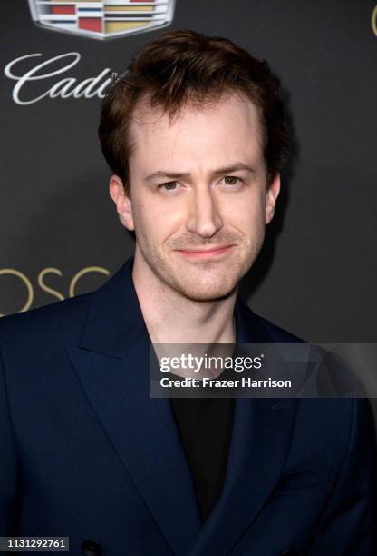 Joseph Mazzello attends the Cadillac celebrates The 91st Annual Academy Awards at Chateau Marmont on February 21, 2019 in Los Angeles, California.