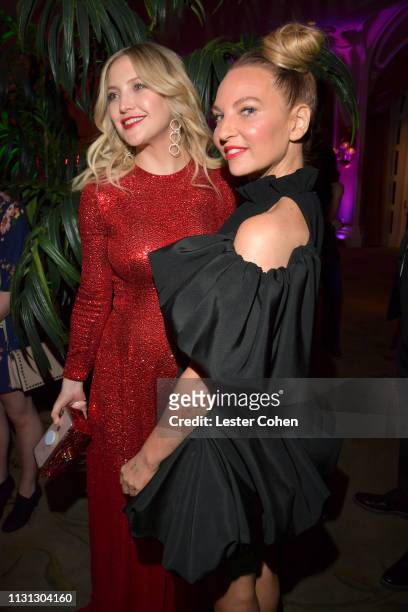 Kate Hudson and Sia with FIJI Water at the 5th Annual Fashion Los Angeles Awards on March 17, 2019 in Los Angeles, California.