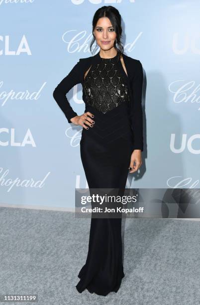 Julia Jones attends the 2019 Hollywood For Science Gala at Private Residence on February 21, 2019 in Los Angeles, California.