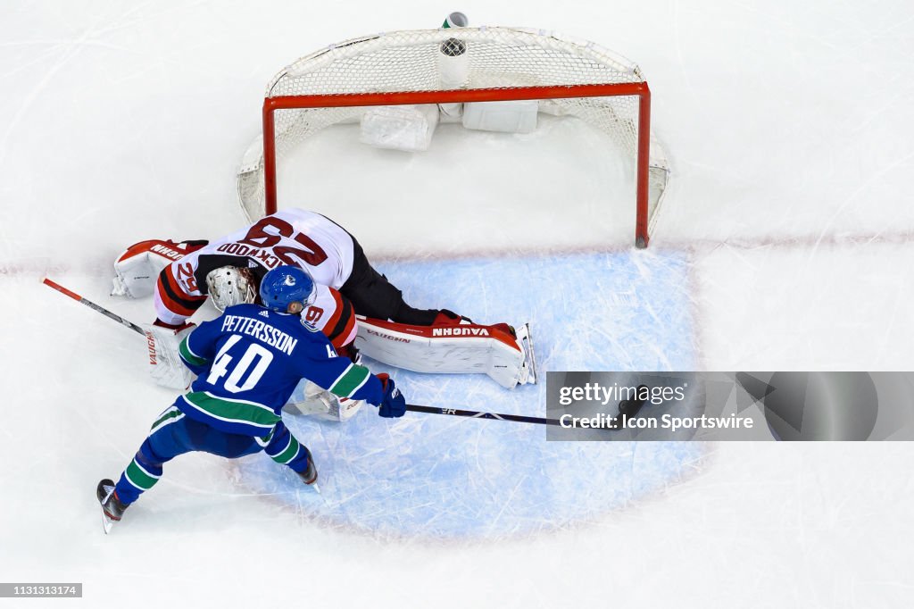NHL: MAR 15 Devils at Canucks
