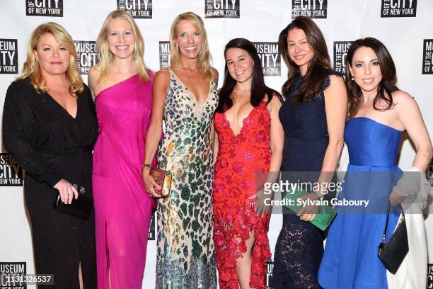 Shana Gary, Charlie Sloan, Stephanie Hessler, Jeremy Smith, Paige Boller and Wendy Mocco attend Museum Of the City Of New York Winter Ball at...