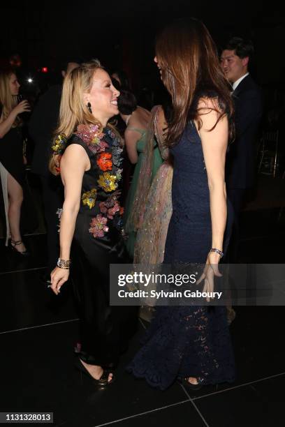 Kamie Lightburn and Paige Boller attend Museum Of the City Of New York Winter Ball at Cipriani 42nd Street on February 21, 2019 in New York City.