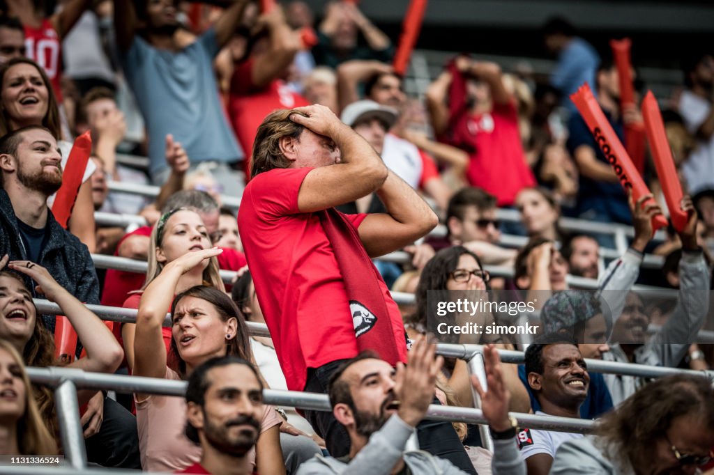 Soccer Spectating Spectators Watching Football Match High-Res Stock Photo - Getty Images