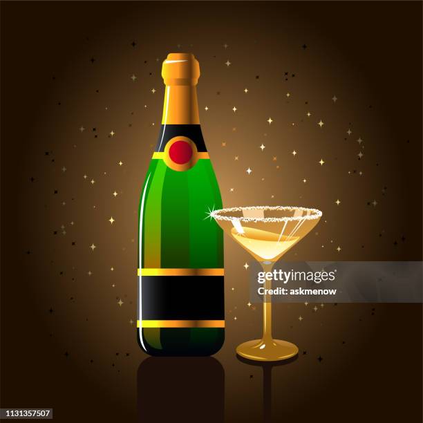 champagne - networking event drinks stock illustrations