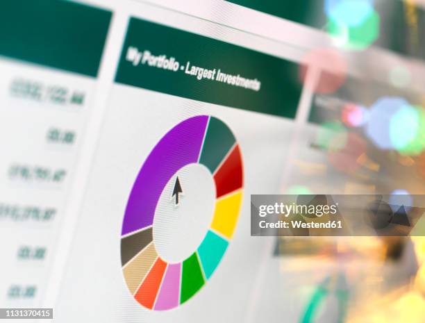 Overview Of A Persons Investment And Pension Portfolio Online High-Res Stock Photo