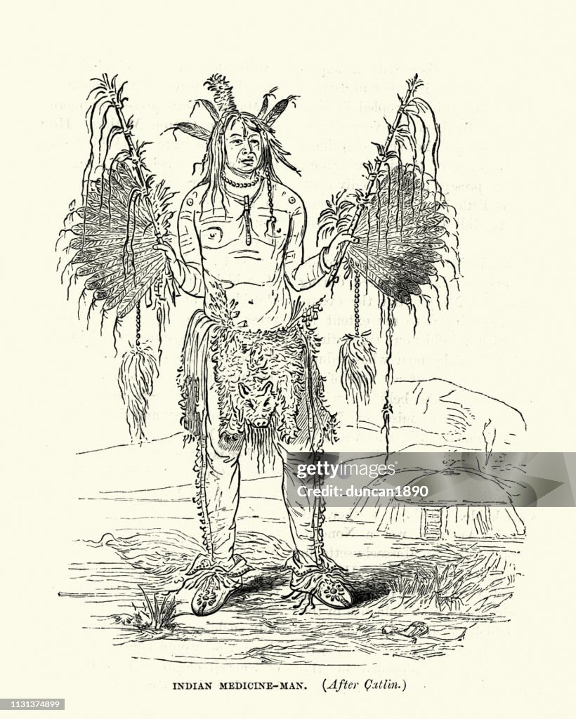 Native American medicine man