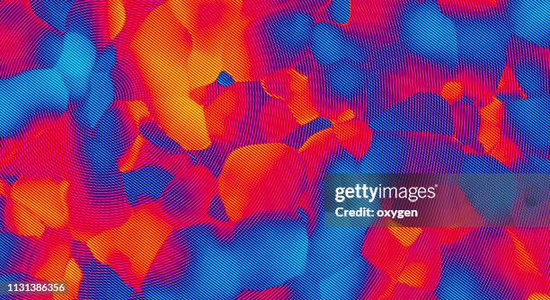 abstract spotted geometric pattern background. - red polka dot stock pictures, royalty-free photos & images