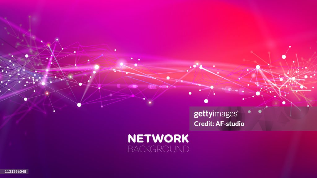 Abstract Network Background High-Res Vector Graphic - Getty Images