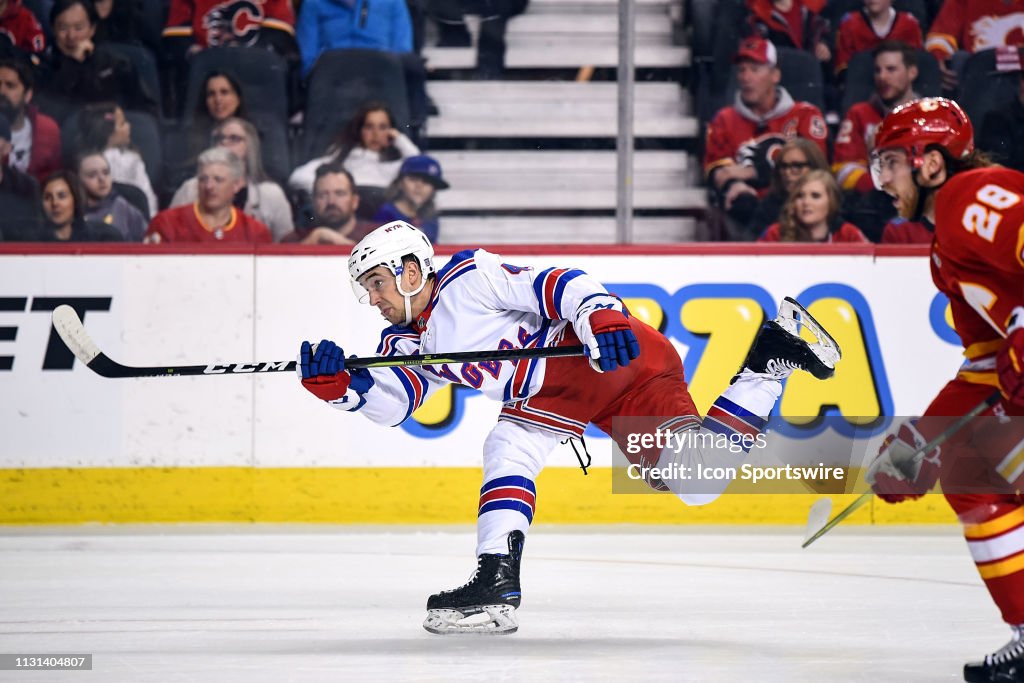 NHL: MAR 15 Rangers at Flames