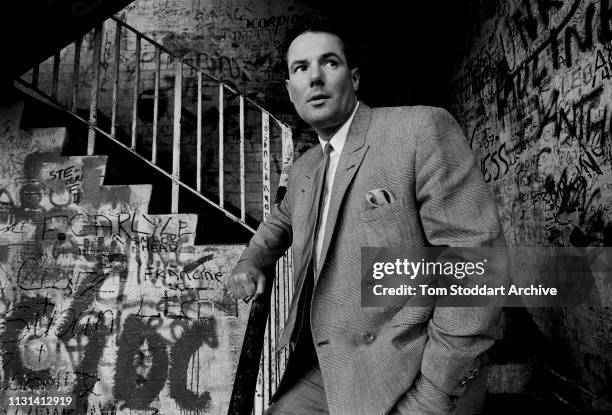 Deputy Leader of Liverpool City Council, Derek Hatton, Liverpool, 1985. The following year, Hatton was expelled from the Labour party for being a...