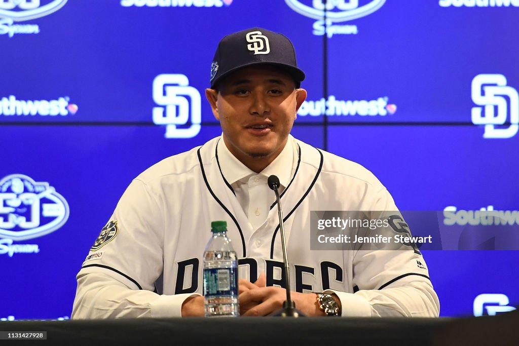 San Diego Padres Introduce Manny Machado