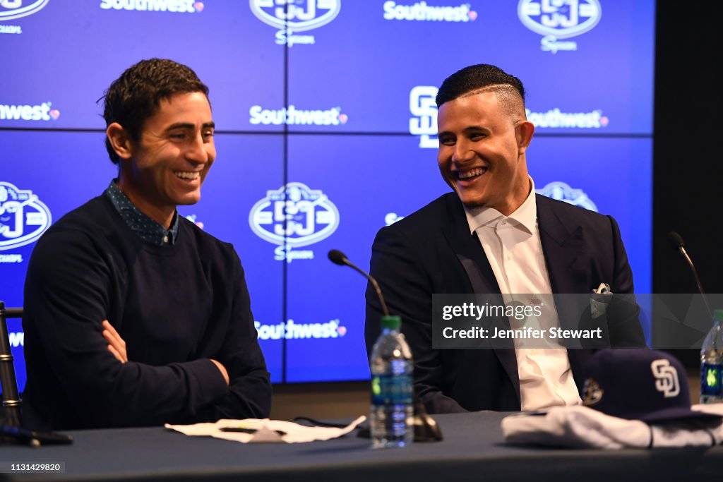 San Diego Padres Introduce Manny Machado