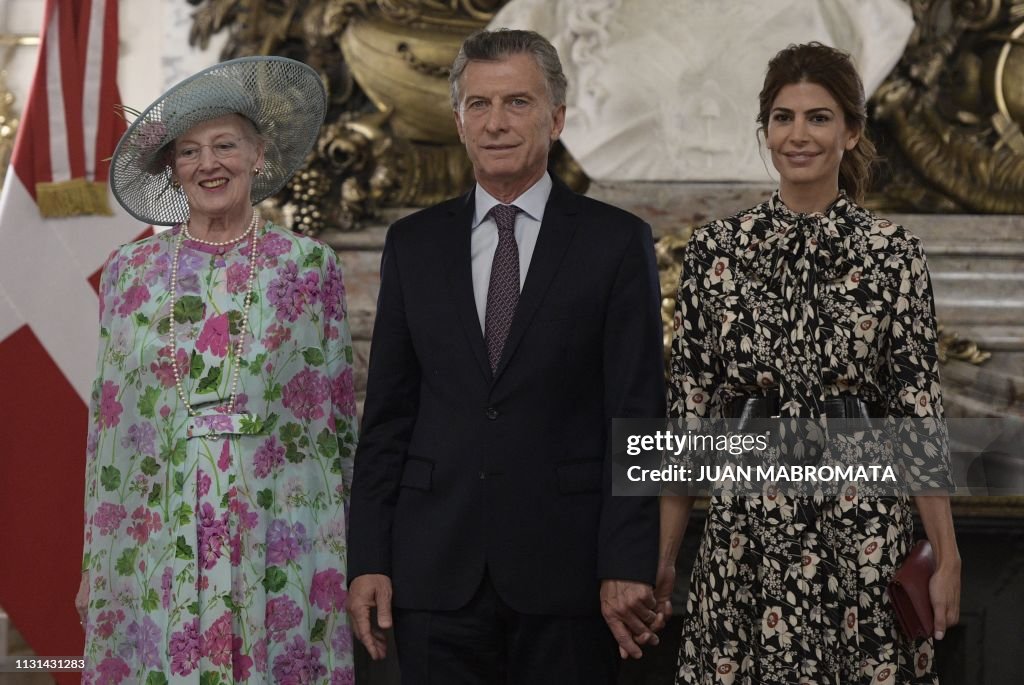 ARGENTINA-DENMARK-ROYALS-MACRI-QUEEN MARGRETHE