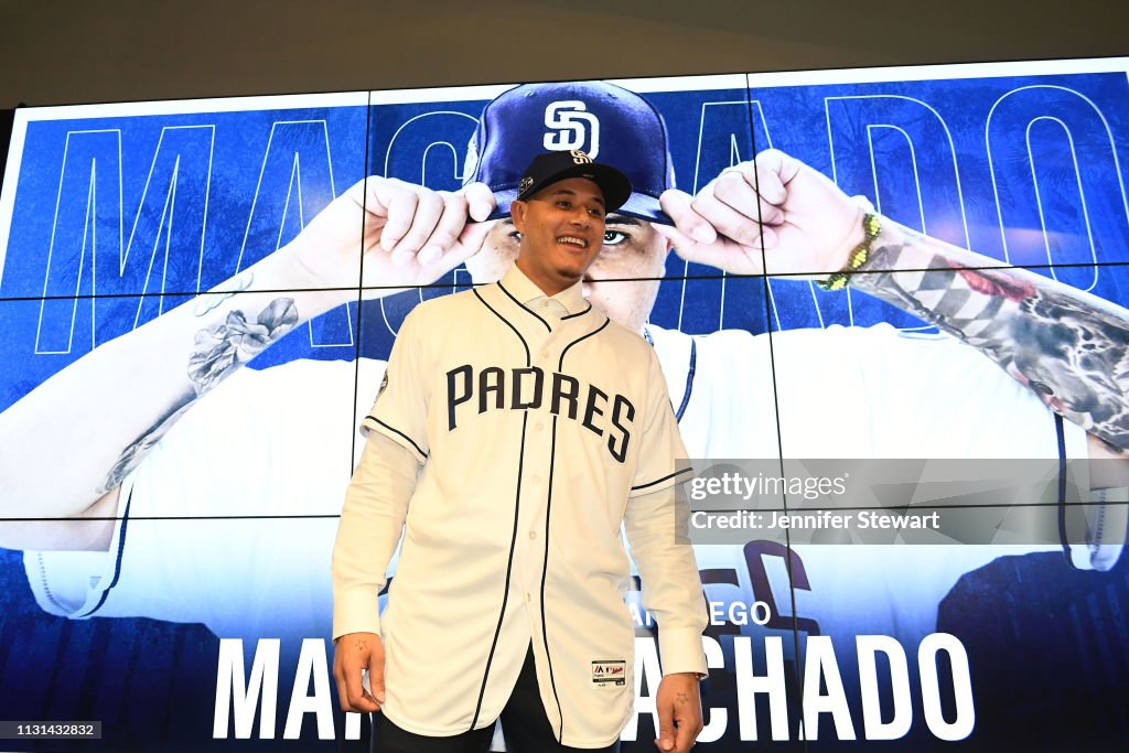 San Diego Padres Introduce Manny Machado