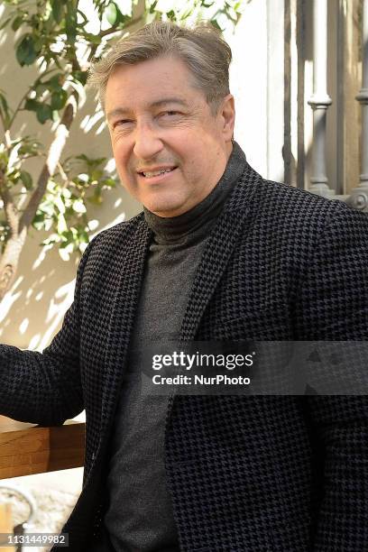 Spanish chef Joan Roca poses during the presentation of the book COCINA MADRE in Madrid, Spain. March 18, 2019