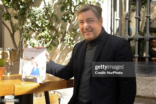 Spanish chef Joan Roca poses during the presentation of the book COCINA MADRE in Madrid, Spain. March 18, 2019