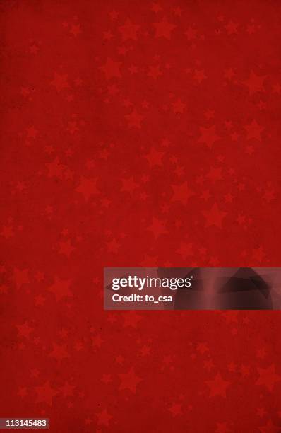 red background with star shapes xxl - kerstpakpapier stockfoto's en -beelden