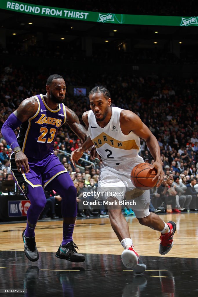 Los Angeles Lakers v Toronto Raptors