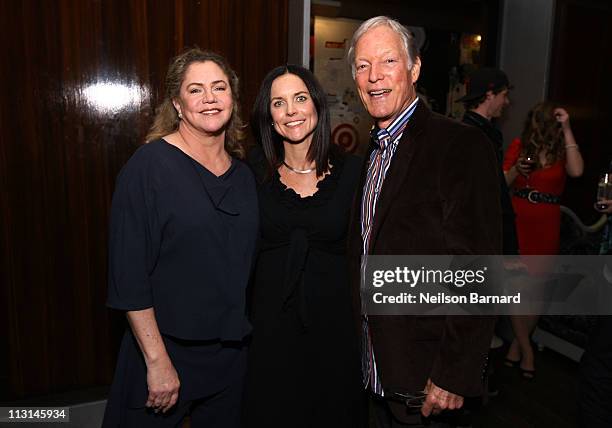 Kathleen Turner, producer Anne Renton and actor Richard Chamberlain ttends The Perfect Family's premiere after-party at the Tribeca Film Festival,...