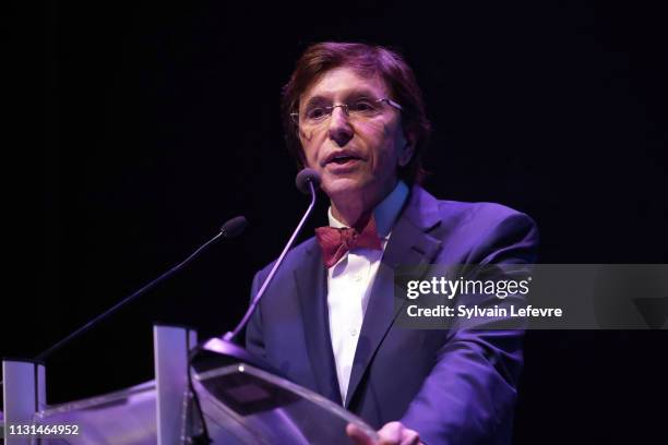 Festival president Elio Di Rupo attends closing ceremony of 34th Mons International Film Festival on February 22, 2019 in Mons, Belgium.