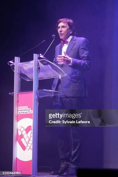 Festival president Elio Di Rupo attends closing ceremony of 34th Mons International Film Festival on February 22, 2019 in Mons, Belgium.