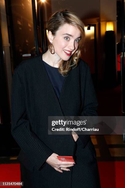 Actress Adele Haenel attends the Cesar Film Awards 2019 at Salle Pleyel on February 22, 2019 in Paris, France.