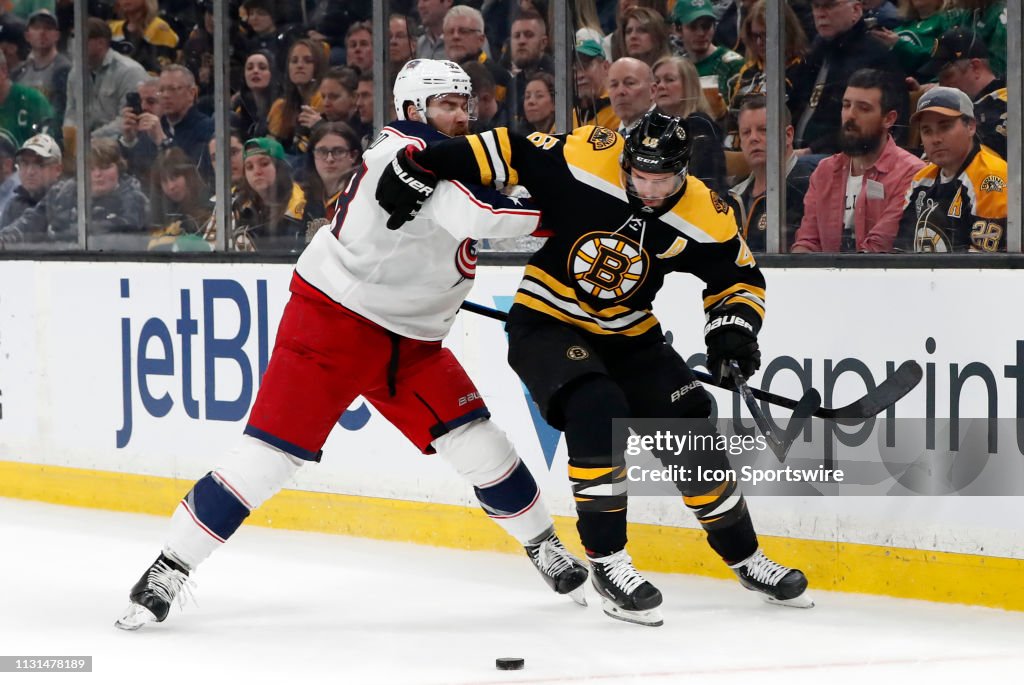 NHL: MAR 16 Blue Jackets at Bruins