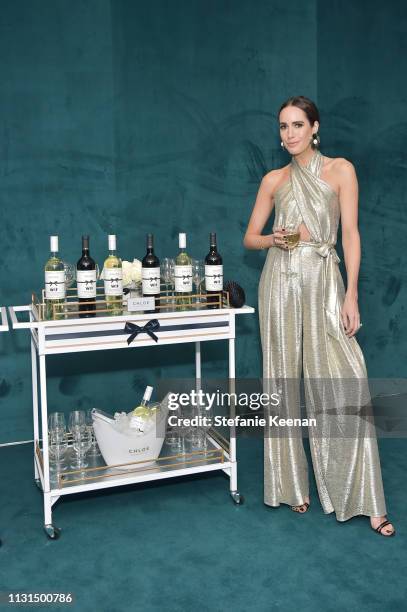 Louise Roe attends 12th Annual Women in Film Oscar Nominees Party Presented by Max Mara with additional support from Chloe Wine Collection, Stella...