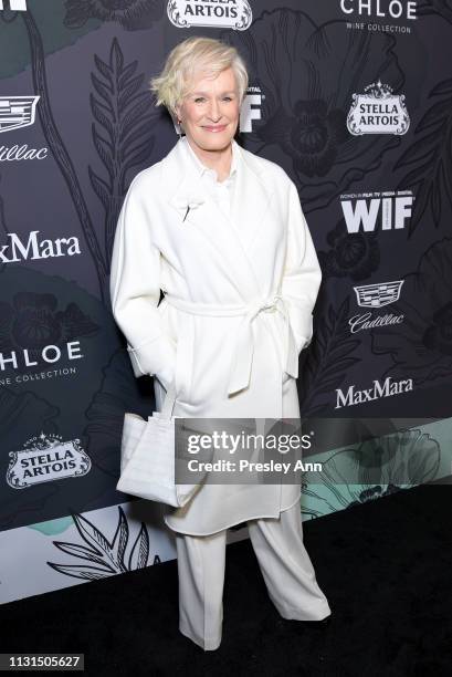 Glenn Close wearing Max Mara attends 12th Annual Women in Film Oscar Nominees Party Presented by Max Mara with additional support from Chloe Wine...